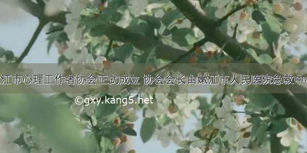 【喜讯】嫩江市心理工作者协会正式成立 协会会长由嫩江市人民医院急救中心主任刘延红