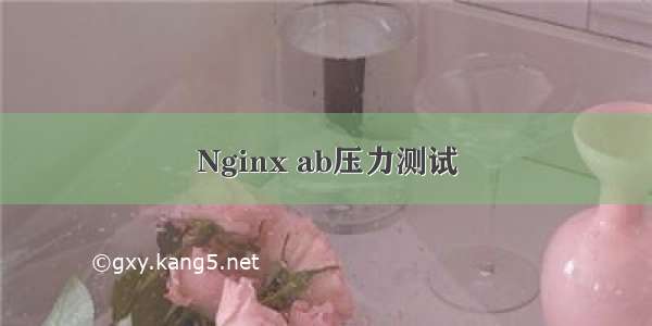 Nginx ab压力测试