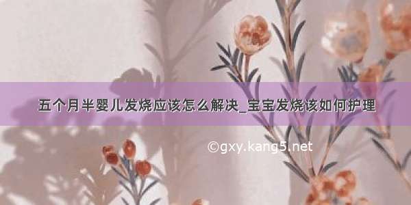 五个月半婴儿发烧应该怎么解决_宝宝发烧该如何护理