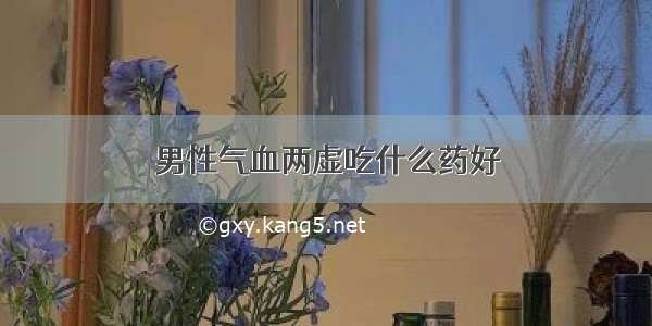 男性气血两虚吃什么药好