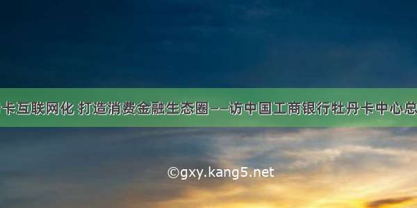 借力信用卡互联网化 打造消费金融生态圈——访中国工商银行牡丹卡中心总裁王都富