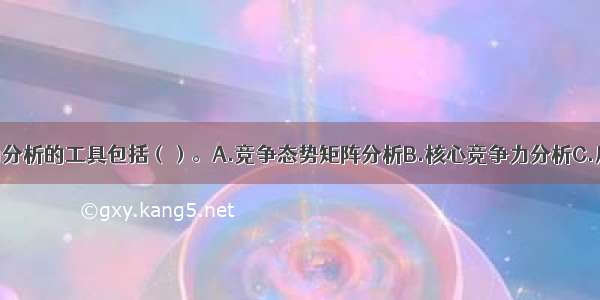 企业竞争能力分析的工具包括（）。A.竞争态势矩阵分析B.核心竞争力分析C.风险分析D.资