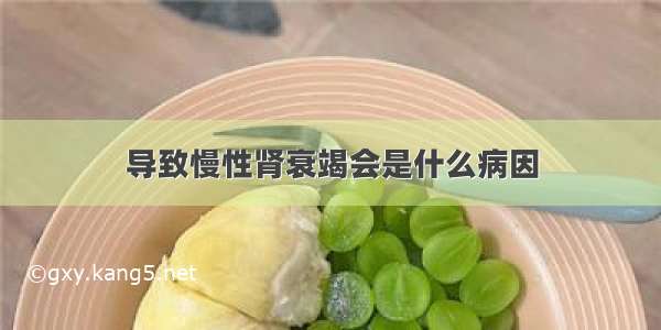 导致慢性肾衰竭会是什么病因