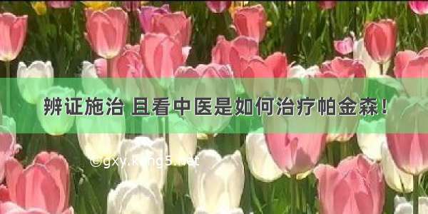 辨证施治 且看中医是如何治疗帕金森！