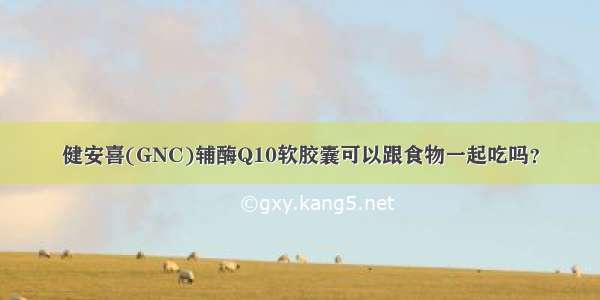 健安喜(GNC)辅酶Q10软胶囊可以跟食物一起吃吗？