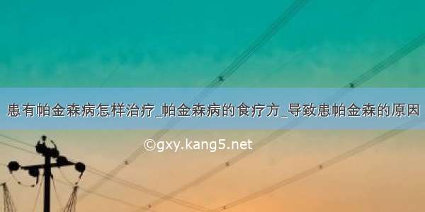 患有帕金森病怎样治疗_帕金森病的食疗方_导致患帕金森的原因