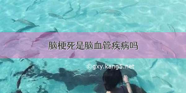 脑梗死是脑血管疾病吗