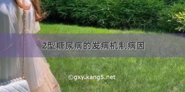 2型糖尿病的发病机制病因