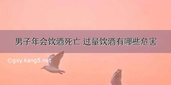 男子年会饮酒死亡 过量饮酒有哪些危害