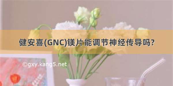 健安喜(GNC)镁片能调节神经传导吗?