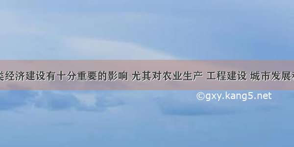 地貌对人类经济建设有十分重要的影响 尤其对农业生产 工程建设 城市发展和旅游的影